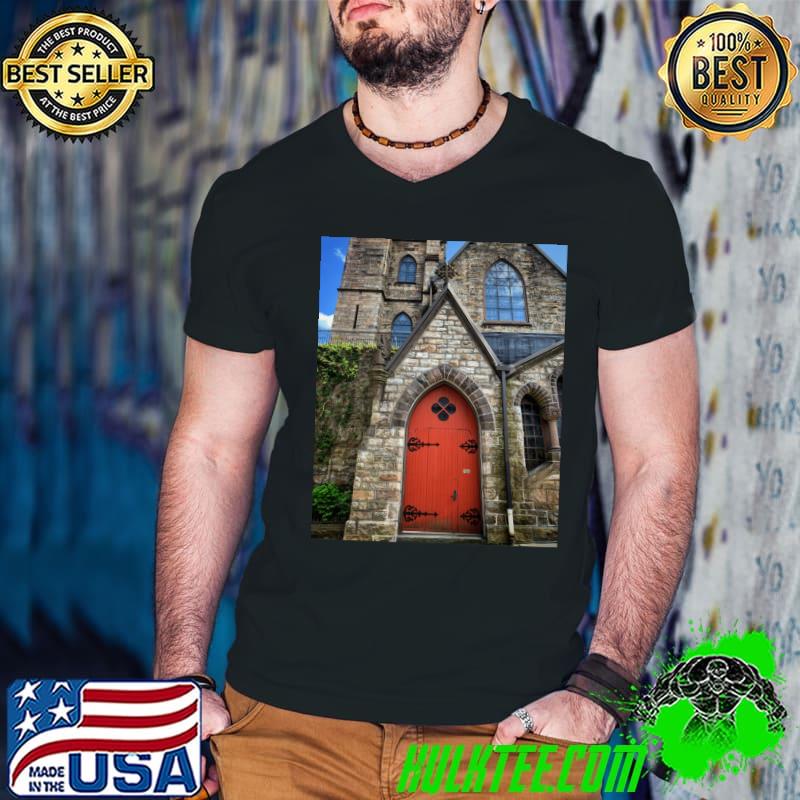 Red Door Stained Glass T-Shirt Red Door Stained Glass T-Shirt