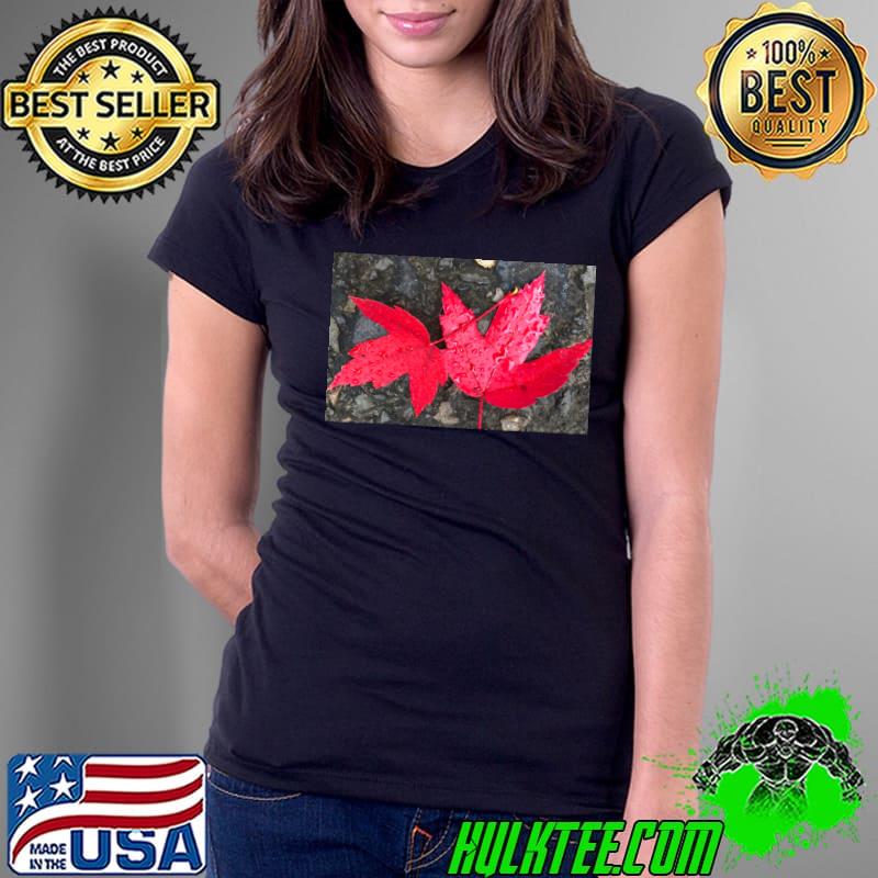 Red maple T-Shirt Ladies Tee Red maple T-Shirt Ladies Tee