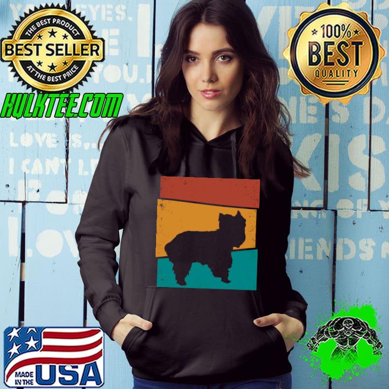 Retro Dog Yorkshire Terrier T-Shirt Hoodie Retro Dog Yorkshire Terrier T-Shirt Hoodie
