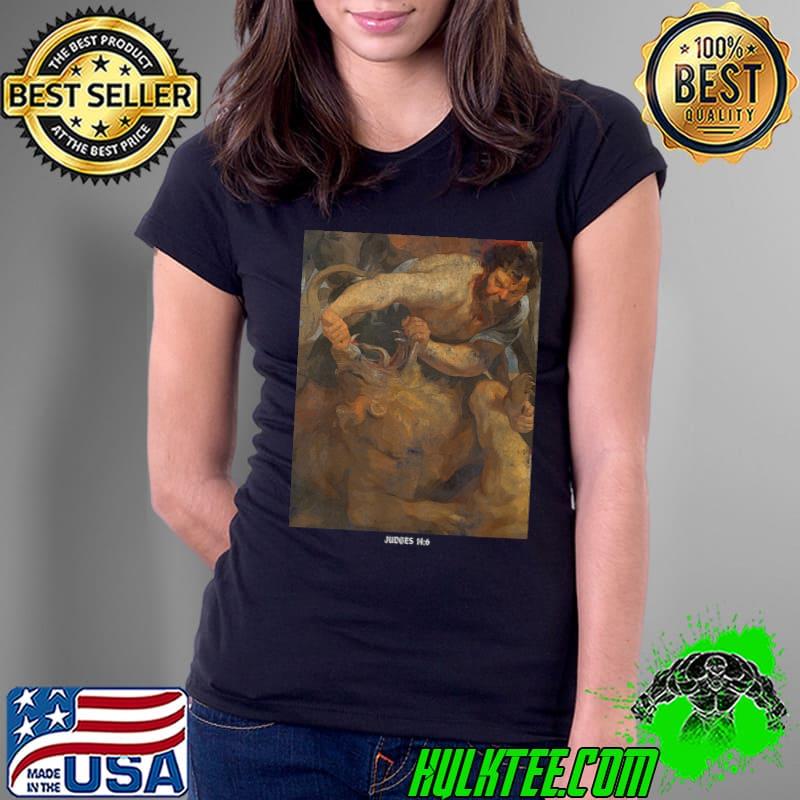 Samson Judges 14 6 T-Shirt Ladies Tee Samson Judges 14 6 T-Shirt Ladies Tee