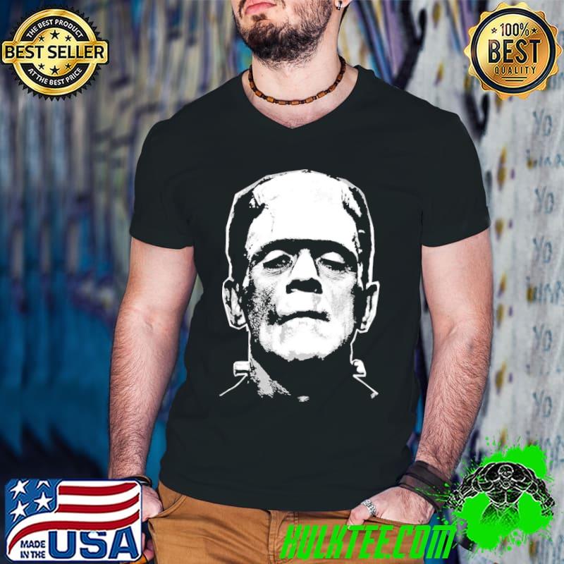 Scary halloween character frankenstein portrait shirt Scary halloween character frankenstein portrait shirt