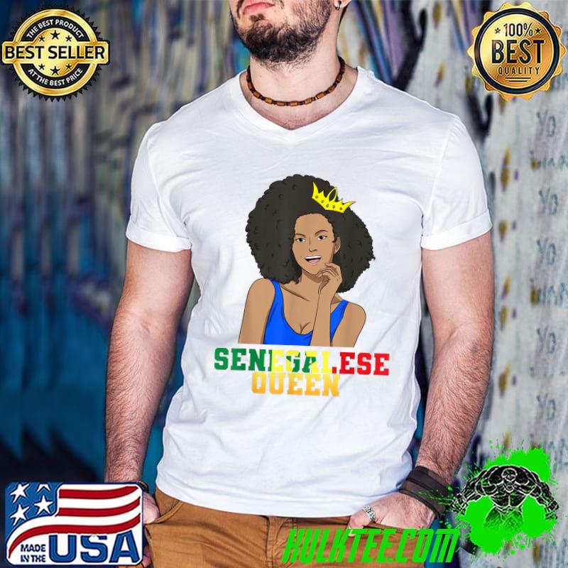 Senegalese Queen West Africa Proud Princess Flag T-Shirt