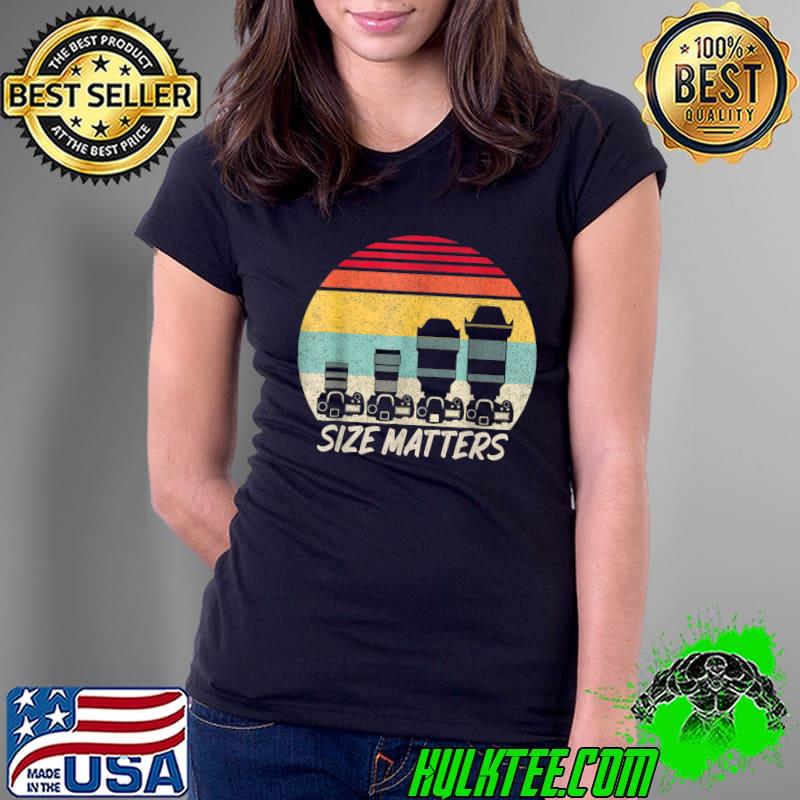 Size Matter Vintage Photography T-Shirt