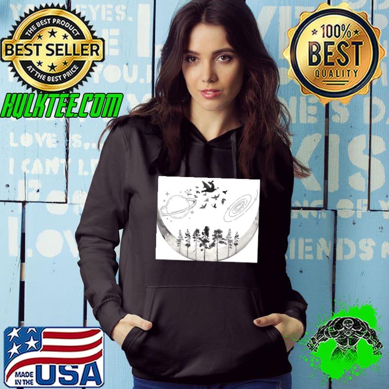Universe Doves Spaces T-Shirt Hoodie Universe Doves Spaces T-Shirt Hoodie