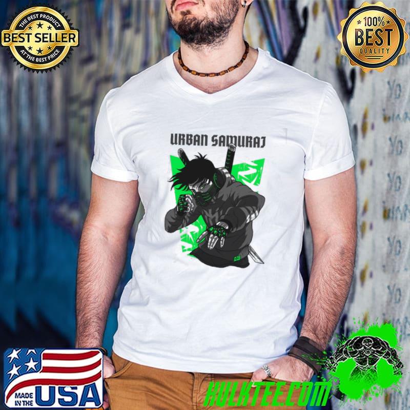 Urban samuraI modern warrior cyberpunk katana shirt