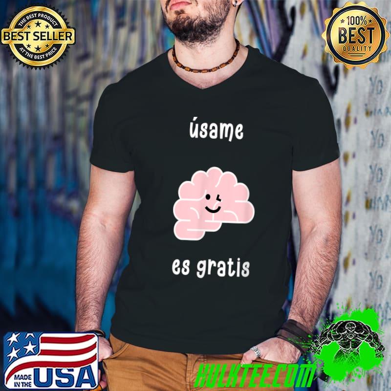 Usame Es Gratis Camisa Graciosa Latinos T-Shirt Guys V Neck Usame Es Gratis Camisa Graciosa Latinos T-Shirt Guys V Neck