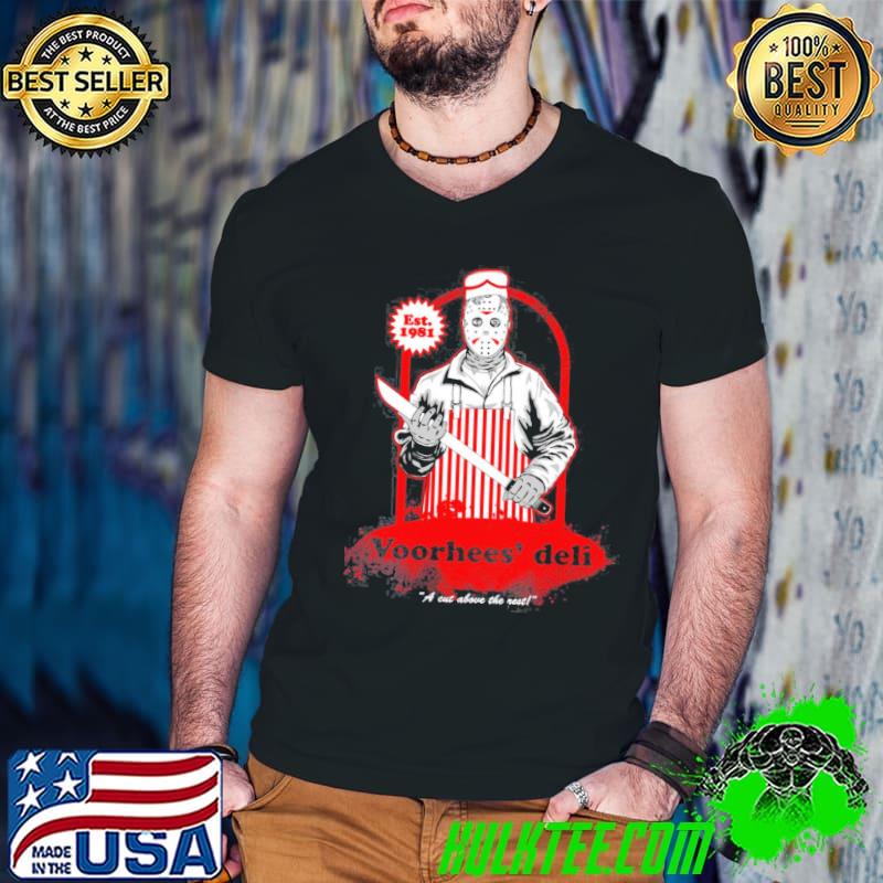Voorhees' delI halloween art shirt