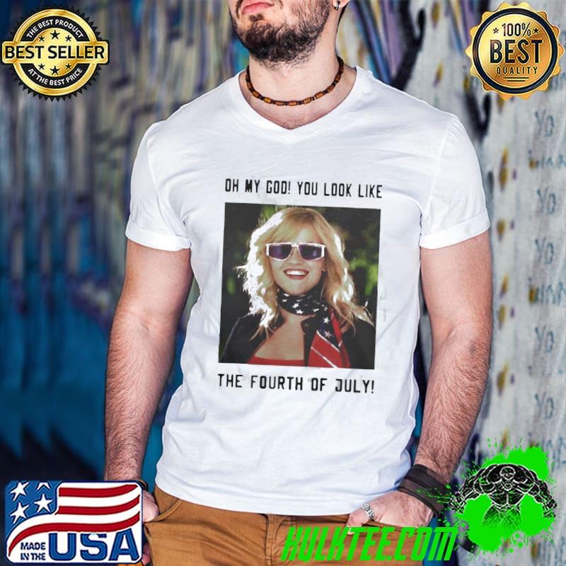 You look like the 4th of july usa flag shirt