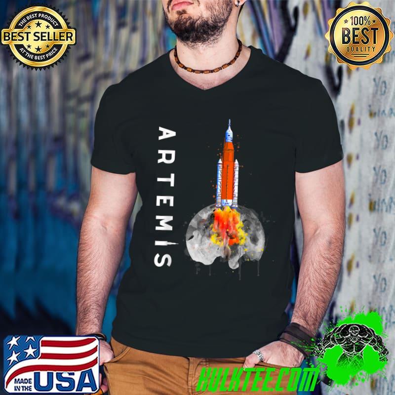 Artemis Nasa Rocket Launch Mission To The Moon And Beyond T-Shirt