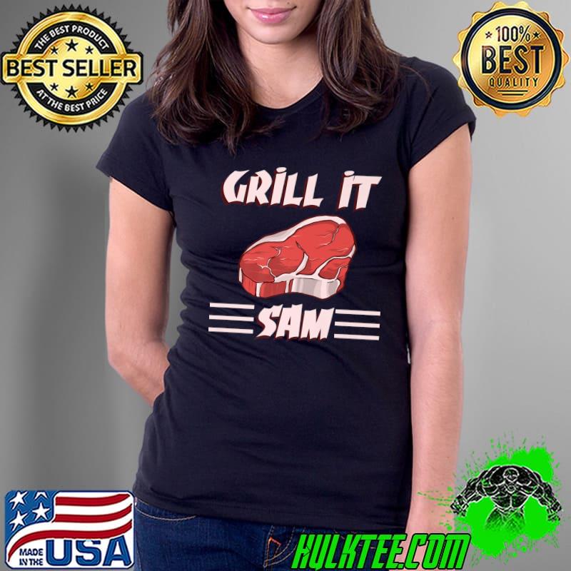 Barbecue Grill It Sam Movie T-Shirt Ladies Tee Barbecue Grill It Sam Movie T-Shirt Ladies Tee