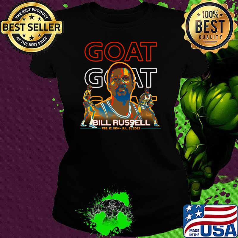 Bill Russell GOAT tribute v2 Essential T-Shirt Ladies tee Bill Russell GOAT tribute v2 Essential T-Shirt Ladies tee
