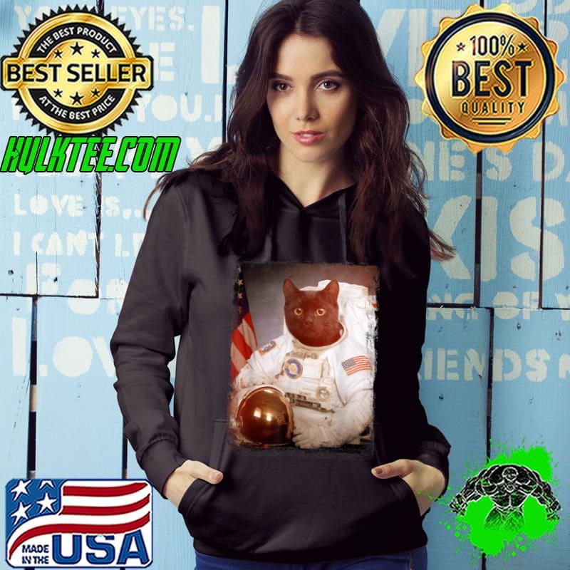 Cat Astronaut Moon Space Mission Animal Astronaut T-Shirt Hoodie Cat Astronaut Moon Space Mission Animal Astronaut T-Shirt Hoodie