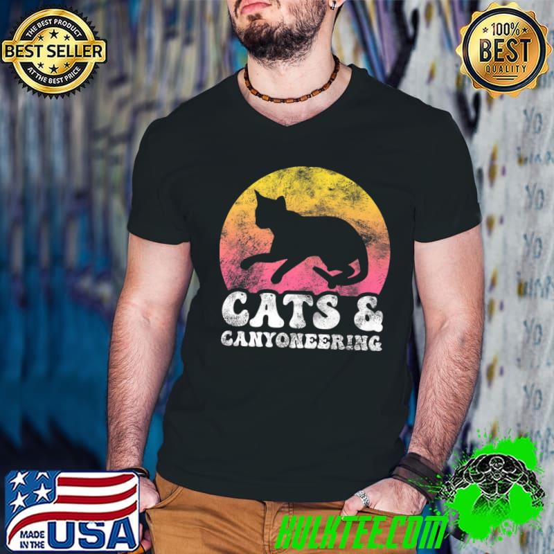 Cats & Canyoneering Vintage Sunset T-Shirt