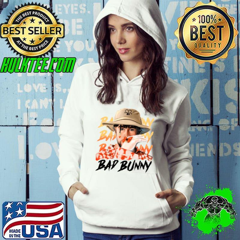 Copy of Bad Bunny in Panama Hat Un Verano Sin Ti T-s Hoodie Copy of Bad Bunny in Panama Hat Un Verano Sin Ti T-s Hoodie
