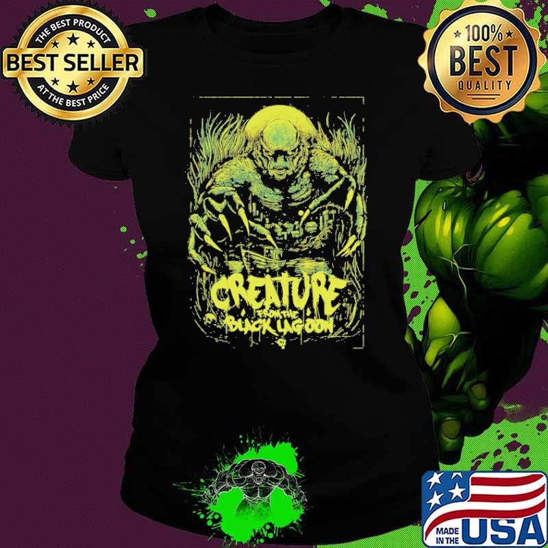 Creature from the Black Lagoon Horror Movie Poster Shirt Ladies tee Creature from the Black Lagoon Horror Movie Poster Shirt Ladies tee