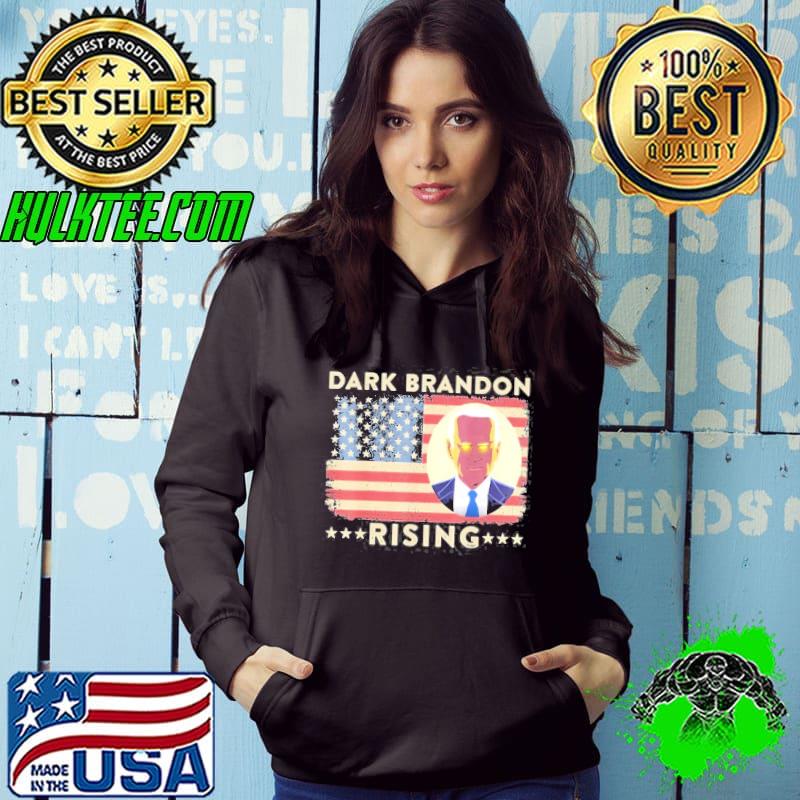 Dark brandon is rising dark brandon rises pro Biden usa flag s Hoodie Dark brandon is rising dark brandon rises pro Biden usa flag s Hoodie