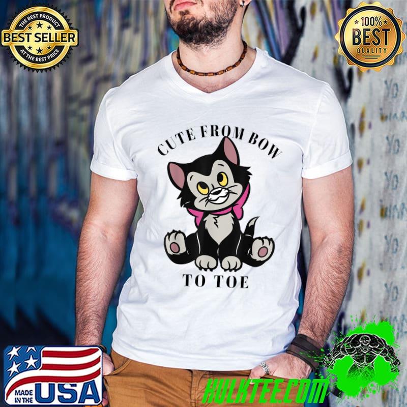 Disney Pinocchio Figaro Cute From Bow To Toe T-Shirt