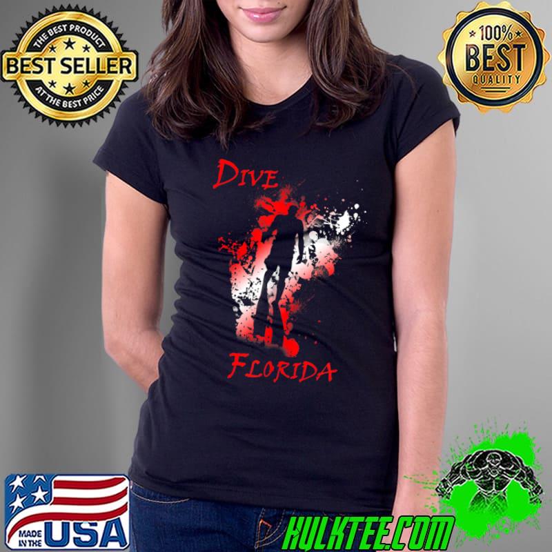 Dive Florida Vacation Diving T-Shirt Ladies Tee Dive Florida Vacation Diving T-Shirt Ladies Tee