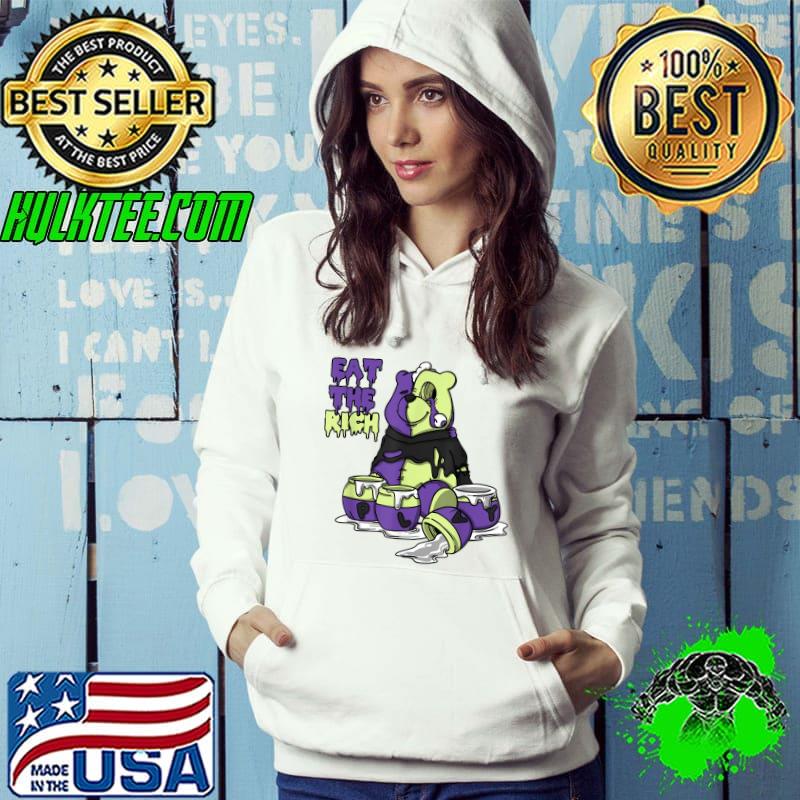 Eat The Rich Dripping Bear Canyon Purple Unisex T-Shirt Hoodie Eat The Rich Dripping Bear Canyon Purple Unisex T-Shirt Hoodie