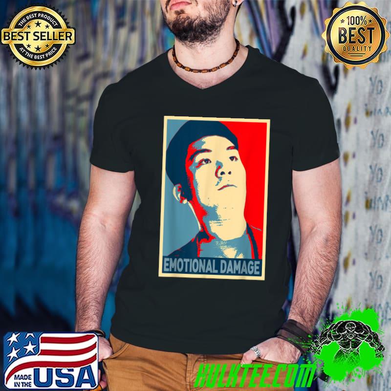 Emotional Damage Meme Asian Sarcastic Humor Quote Rerto T-Shirt