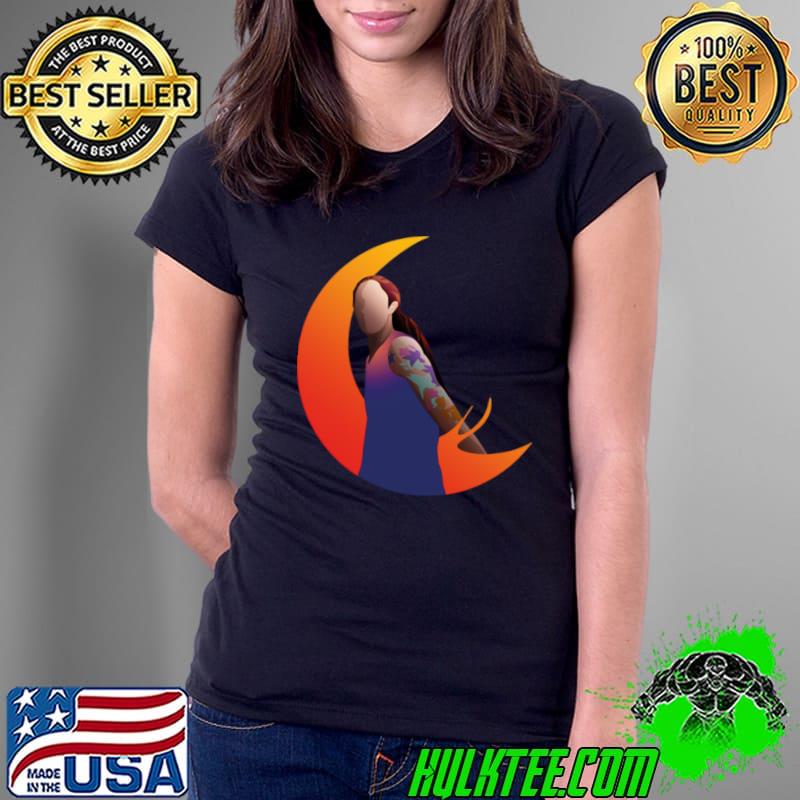 Free Brittney Griner moon T-Shirt Ladies Tee Free Brittney Griner moon T-Shirt Ladies Tee
