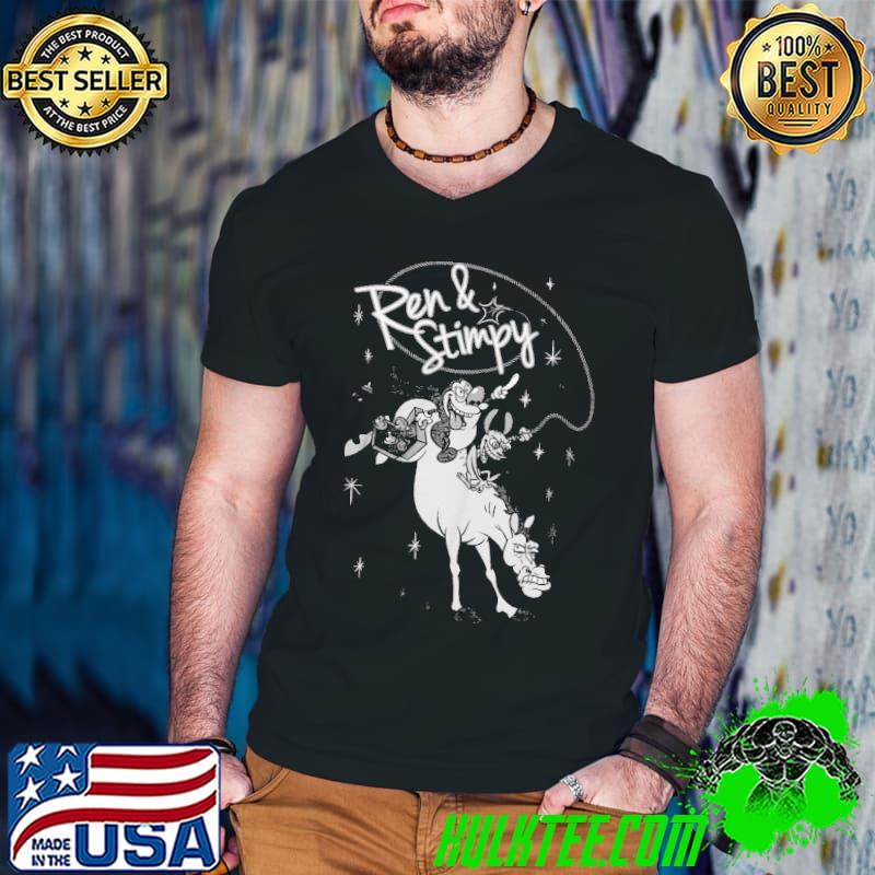 Funny horse ren and stimpy trending classic shirt