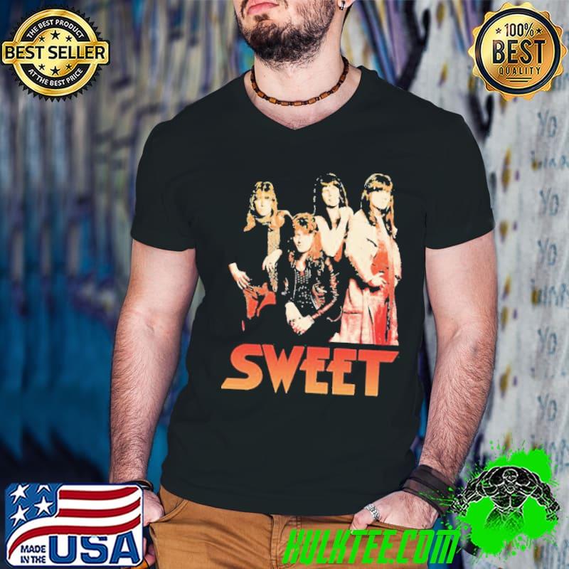 Glam rock relaxed fit the sweet band shirt