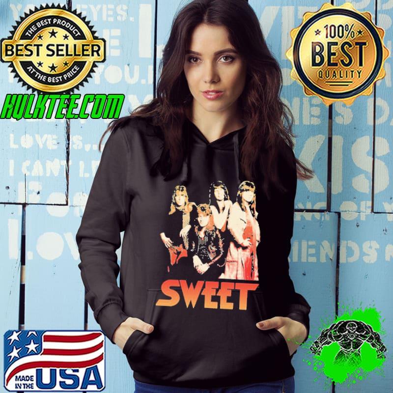 Glam rock relaxed fit the sweet band s Hoodie Glam rock relaxed fit the sweet band s Hoodie