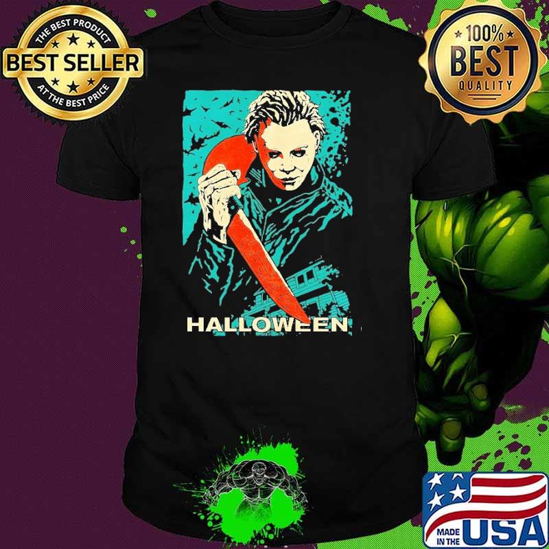 Halloween Movie Michael Myer Killer Horror Art Shirt
