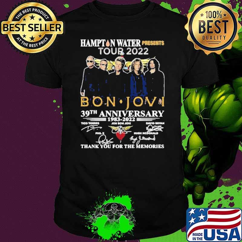 Hampton Water Presents Bon Jovi Tour 2022 Shirt Hampton Water Presents Bon Jovi Tour 2022 Shirt