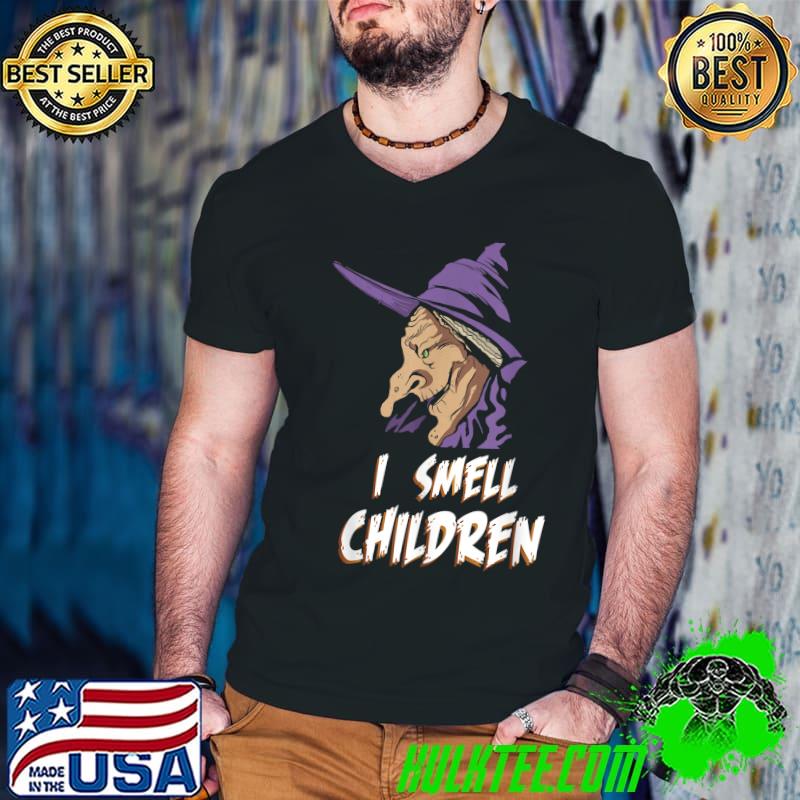 I Smell Children Spooky Halloween Witch Costume T-Shirt
