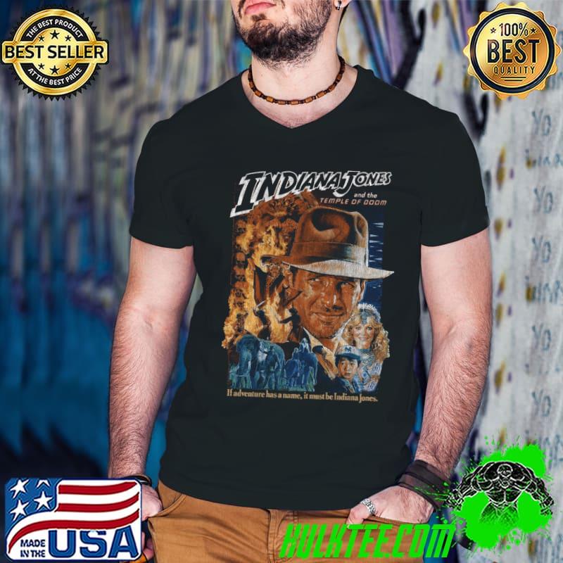 Indiana Jones, DISTRESSED, Temple of Doom, Adventure Classic T-Shirt