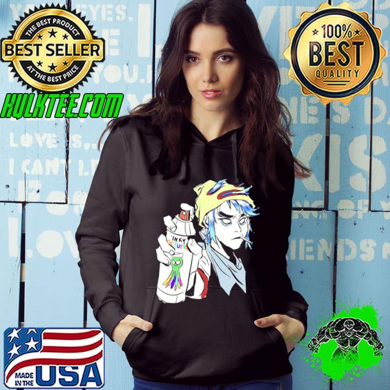 Inky octupus gorillaz s Hoodie Inky octupus gorillaz s Hoodie