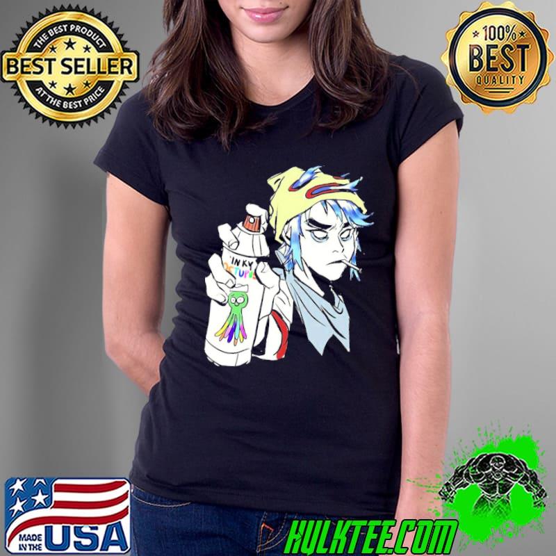 Inky octupus gorillaz s Ladies Tee Inky octupus gorillaz s Ladies Tee
