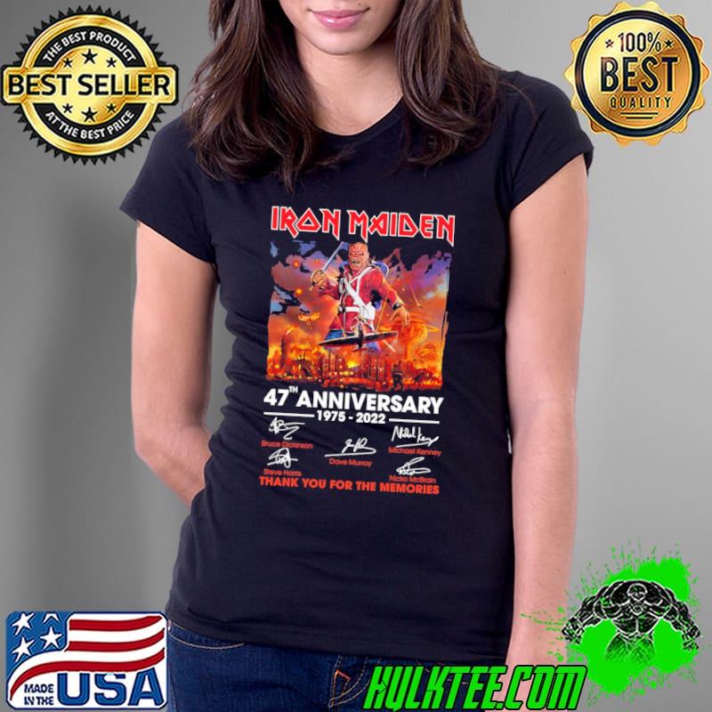 Iron maiden legacy of the beast 2022 tour happy 47th anniversary 1975 2022 of iron maiden s Ladies Tee Iron maiden legacy of the beast 2022 tour happy 47th anniversary 1975 2022 of iron maiden s Ladies Tee