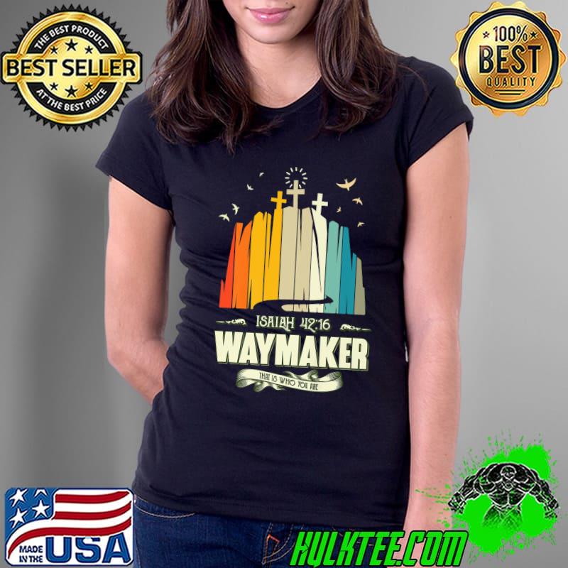 Isaiah Waymaker That Is Who Arr Cross Bird Vintage T-Shirt Ladies Tee Isaiah Waymaker That Is Who Arr Cross Bird Vintage T-Shirt Ladies Tee