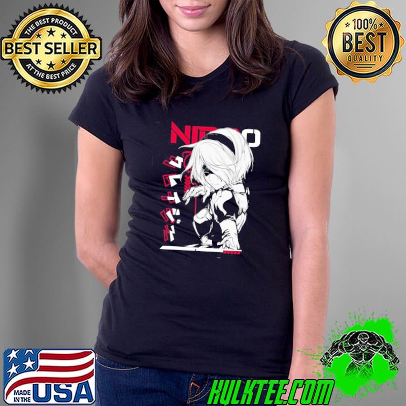 Japan style nier automata 2b mask s Ladies Tee Japan style nier automata 2b mask s Ladies Tee