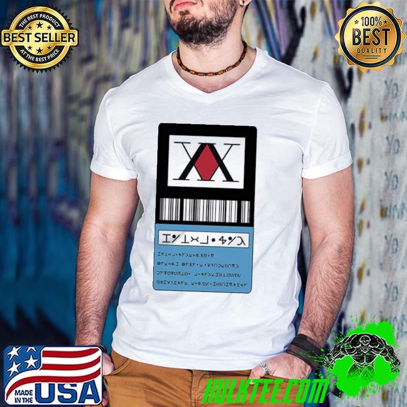 Japanese anime hunter license hunter x hunter classic shirt