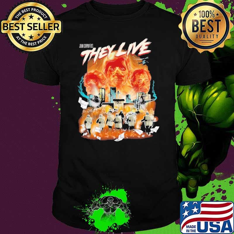 John Carpenter's They Live 1988 Skull Shirt