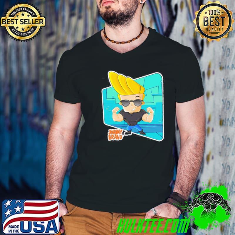 Johnny bravo chibI showing off his guns trending classic shirt