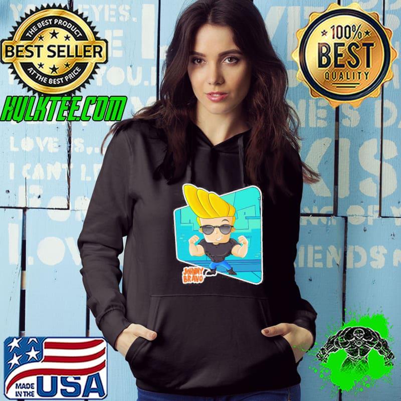 Johnny bravo chibI showing off his guns trending classic s Hoodie Johnny bravo chibI showing off his guns trending classic s Hoodie