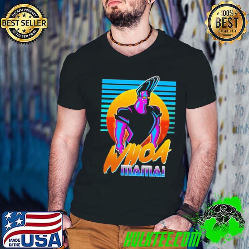 Johnny bravo whoa mama! outrun style graphic trending classic shirt
