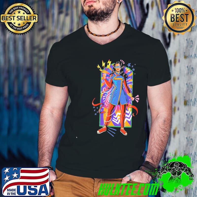 Kamala khan mural art ms Marvel Marvel comics holida classic shirt