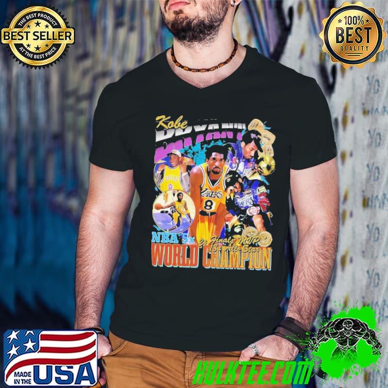 Kobe Bryant vintage Lakers tribute sport shirt