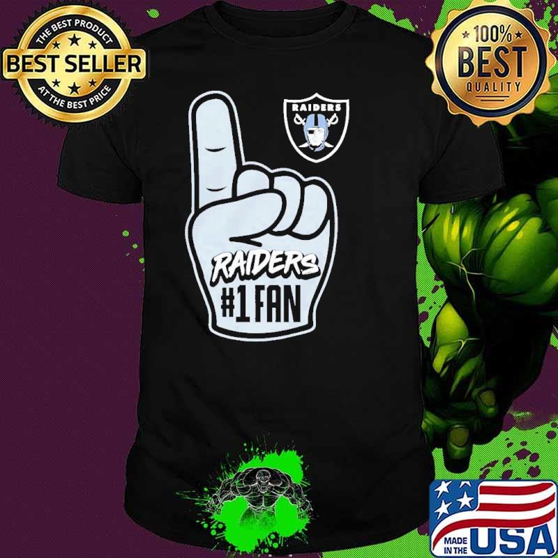 Las Vegas Raiders hand-off no 1 fan shirt