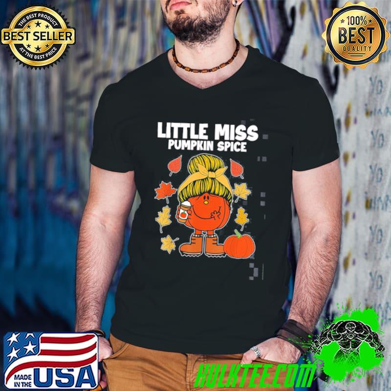 Little miss pumpkin spice halloween trending classic shirt