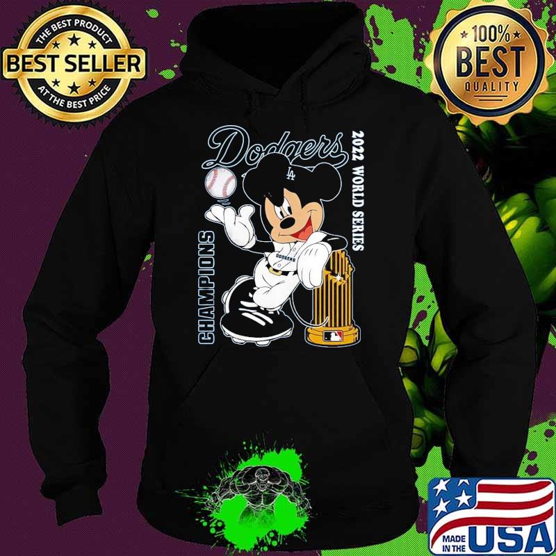 Los Angeles Dodgers 2022 world series champions mickey s Hoodie Los Angeles Dodgers 2022 world series champions mickey s Hoodie