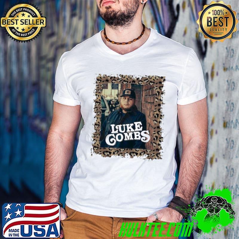 Luke combs cheetah leopard print country music classic shirt