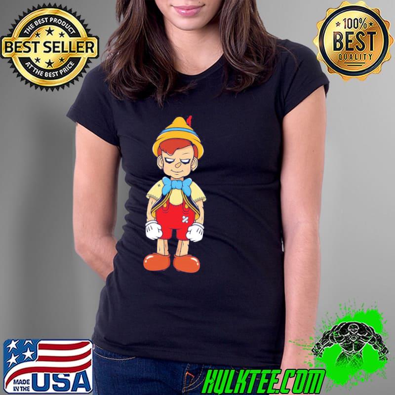 Naughty pinocchio cartoon lover classic s Ladies Tee Naughty pinocchio cartoon lover classic s Ladies Tee