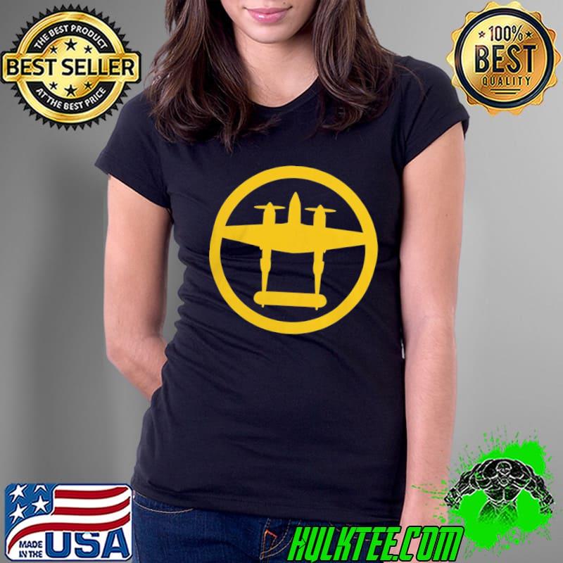 P38 lightning (yellow) world war iI airplane classic s Ladies Tee P38 lightning (yellow) world war iI airplane classic s Ladies Tee